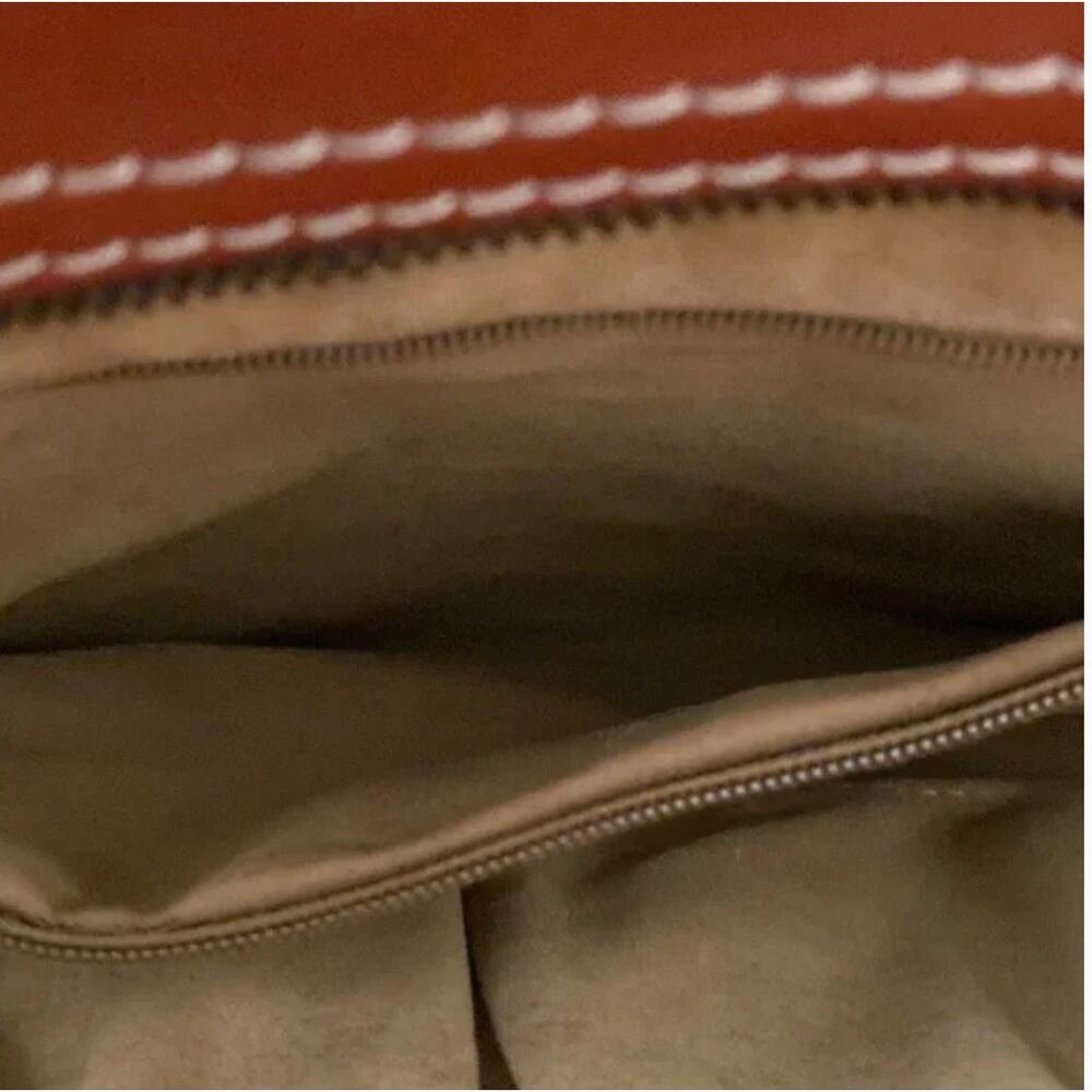 Patricia Nash Cognac Brown Leather Shoulderbag - Picture 2 of 5